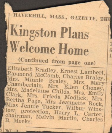 Newspaper Clipping from the 1946 Parade