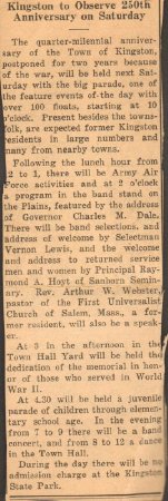 Newspaper Clipping from the 1946 Parade